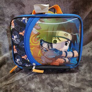 BioWorld NARUTO Kids Insulated Lunch Bag BPA Free Measures: 9"x8"x3" (approx.)